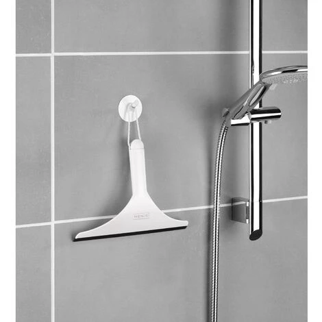 WENKO Lot De 2 Raclettes De Douche Filo Avec Cordon De Suspension - Longueur 24 Cm X Hauteur 18 Cm X Profondeur 4 Cm - Blanc 5 WENKO Lot De 2 Raclettes De Douche Filo Avec Cordon De Suspension - Longueur 24 Cm X Hauteur 18 Cm X Profondeur 4 Cm - Blanc – Image 3