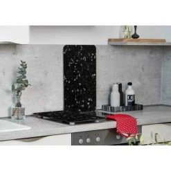 WENKO Protection Plaque De Cuisson Universal "Terrazzo", Couvre Plaque De Cuisson En Verre, Lot De 2, Verre Trempé, 30x52 Cm, Multicolore 11 WENKO Protection Plaque De Cuisson Universal "Terrazzo", Couvre Plaque De Cuisson En Verre, Lot De 2, Verre Trempé, 30x52 Cm, Multicolore -WENKO Soldes 55427489 5