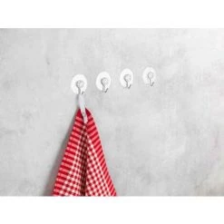 WENKO Crochet à Ventouse Nickel Transparent, Kit De 4, Crochet à Ventouse, Fixation Sans Perçage, Pour Cuisine, Salle De Bain Et Maison, Humidifier L'arrière Et Fixer (l X H X P) 4,2 X 4,8 X 2 cm 7 WENKO Crochet à Ventouse Nickel Transparent, Kit De 4, Crochet à Ventouse, Fixation Sans Perçage, Pour Cuisine, Salle De Bain Et Maison, Humidifier L'arrière Et Fixer (l X H X P) 4,2 X 4,8 X 2 cm -WENKO Soldes 55427493 3