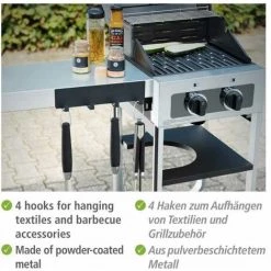 WENKO Barre à Crochets Magnétique Ima Noire, Accessoire Black Outdoor Kitchen, 4 Crochets Pour Suspendre Torchons & Ustensiles, Fixation Rapide Sans Perçage Sur Surfaces Métalliques, 30 X 6,5 X 2 Cm 9 WENKO Barre à Crochets Magnétique Ima Noire, Accessoire Black Outdoor Kitchen, 4 Crochets Pour Suspendre Torchons & Ustensiles, Fixation Rapide Sans Perçage Sur Surfaces Métalliques, 30 X 6,5 X 2 Cm -WENKO Soldes 55427494 3