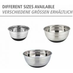 WENKO Bol Inox Aru 0,6 Litres, Bol En Acier Inoxydable Black Outdoor Kitchen, Surface Antidérapante En Silicone Noir Sur Le Dessous Pour Une Tenue Stable, Lavable Au Lave-vaisselle, Ø 14 X 8 Cm 11 WENKO Bol Inox Aru 0,6 Litres, Bol En Acier Inoxydable Black Outdoor Kitchen, Surface Antidérapante En Silicone Noir Sur Le Dessous Pour Une Tenue Stable, Lavable Au Lave-vaisselle, Ø 14 X 8 Cm -WENKO Soldes 55427495 5