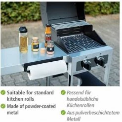 WENKO Porte-rouleau Magnétique Ima, Support Pour Rouleau Essuie-tout, En Métal Thermolaqué, Noir, Fixation Sans Perçage Grâce à L'aimant Ou La Bande Adhésive Fournie, 30 X 6,5 X 6 Cm 10 WENKO Porte-rouleau Magnétique Ima, Support Pour Rouleau Essuie-tout, En Métal Thermolaqué, Noir, Fixation Sans Perçage Grâce à L'aimant Ou La Bande Adhésive Fournie, 30 X 6,5 X 6 Cm -WENKO Soldes 55427496 4