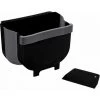 WENKO Poubelle De Porte Fago 5 Litres, Collecteur De Déchets à Suspendre Black Outdoor Kitchen, Racleur Inclus, Fixation Sans Perçage Sur Porte D'armoire Ou Tiroir, Pliable, 25,5 X 18 Cm X 18 Cm, Noir -WENKO Soldes 55427498 1