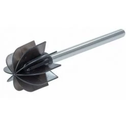 WENKO Brosse WC Laviano Noir Mat, Porte-brosse WC Sur Pied Avec Tête De Brosse WC à Lamelles En Silicone Remplaçable, Effet Anti-adhérence Pour Un Nettoyage Hygiénique, Ø 9,7 X 39 Cm -WENKO Soldes 55427503 4