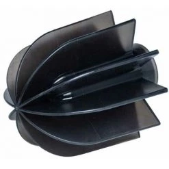 WENKO Brosse WC Laviano Noir Mat, Porte-brosse WC Sur Pied Avec Tête De Brosse WC à Lamelles En Silicone Remplaçable, Effet Anti-adhérence Pour Un Nettoyage Hygiénique, Ø 9,7 X 39 Cm -WENKO Soldes 55427503 5