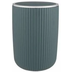 WENKO Petite Poubelle Salle De Bain Agropoli L, Poubelle à Couvercle Basculant, Capacité 5,5L, Plastique Surface Givrée, Ø19x27 Cm, Vert 5 WENKO Petite Poubelle Salle De Bain Agropoli L, Poubelle à Couvercle Basculant, Capacité 5,5L, Plastique Surface Givrée, Ø19x27 Cm, Vert -WENKO Soldes 55427504 2
