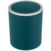 WENKO Mini Poubelle Salle De Bain Inca Vert, Poubelle à Couvercle Basculant, Capacité 2L, Plastique Haut De Gamme Sans BPA, Ø 14 X 16,8 Cm, Vert Foncé -WENKO Soldes 55427534 1