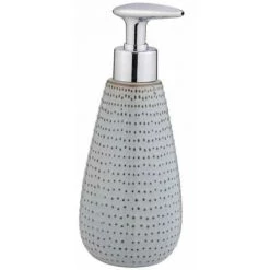 WENKO Distributeur De Savon Liquide Bellante, Rechargeable, Capacité 350 Ml De Savon Liquide Ou Liquide Vaisselle, Surface émaillée, Céramique, (l/p X H) : Ø 8x20,3 Cm, Bleu Clair 11 WENKO Distributeur De Savon Liquide Bellante, Rechargeable, Capacité 350 Ml De Savon Liquide Ou Liquide Vaisselle, Surface émaillée, Céramique, (l/p X H) : Ø 8x20,3 Cm, Bleu Clair -WENKO Soldes 55427543 5