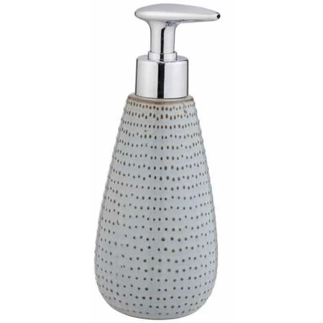 WENKO Distributeur De Savon Liquide Bellante, Rechargeable, Capacité 350 Ml De Savon Liquide Ou Liquide Vaisselle, Surface émaillée, Céramique, (l/p X H) : Ø 8x20,3 Cm, Bleu Clair 7 WENKO Distributeur De Savon Liquide Bellante, Rechargeable, Capacité 350 Ml De Savon Liquide Ou Liquide Vaisselle, Surface émaillée, Céramique, (l/p X H) : Ø 8x20,3 Cm, Bleu Clair – Image 5