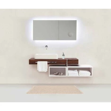 WENKO Tapis De Bain Mona Beige, Tapis Tendance Pour Salle De Bain à Motif De Tricot, 100% Coton, Accessoire De Bain Avec Dessous Antidérapant, 50 X 80 Cm, Utilisation Polyvalente, Lavable, Beige 5 WENKO Tapis De Bain Mona Beige, Tapis Tendance Pour Salle De Bain à Motif De Tricot, 100% Coton, Accessoire De Bain Avec Dessous Antidérapant, 50 X 80 Cm, Utilisation Polyvalente, Lavable, Beige – Image 3