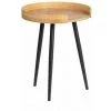 WENKO Petite Table Basse Ronde, Table D'appoint Bout De Canapé Bois, Pied Métal Noir, Bois Bambou, Ø 40 X 50 Cm, Marron - Noir 2 WENKO Petite Table Basse Ronde, Table D'appoint Bout De Canapé Bois, Pied Métal Noir, Bois Bambou, Ø 40 X 50 Cm, Marron - Noir -WENKO Soldes 55427560 1