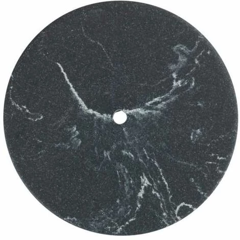 WENKO Porte Sopalin Pour La Cuisine Marbre, Porte Essuie Tout Sur Pied Au Visuel élégant Marbré Pour La Cuisine, Fond En Plastique Et Tige Métallique Noire, (l/p X H) : Ø 15 X 32 Cm, Noir 6 WENKO Porte Sopalin Pour La Cuisine Marbre, Porte Essuie Tout Sur Pied Au Visuel élégant Marbré Pour La Cuisine, Fond En Plastique Et Tige Métallique Noire, (l/p X H) : Ø 15 X 32 Cm, Noir – Image 4