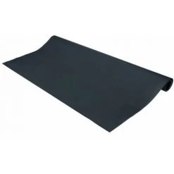 WENKO Tapis De Barbecue Noir, Tapis De Protection Antidérapante Pour Barbecue, Utilisation Extérieure, étanche à L'eau, Protège Le Sol De Projections De Graisse, Plastique, 120x60 Cm, Noir
