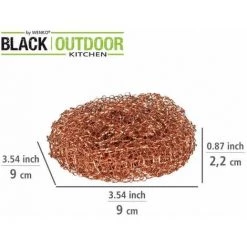 WENKO Boules De Nettoyage En Cuivre Cobi, Kit De 2 Boules En Fil De Cuivre, Nettoyage Doux & Sans Rayures Des Salissures Tenaces, Acier / Vitrocéramique / Porcelaine, Inoxydable, Ø 9 X 2,2 Cm Chacune 10 WENKO Boules De Nettoyage En Cuivre Cobi, Kit De 2 Boules En Fil De Cuivre, Nettoyage Doux & Sans Rayures Des Salissures Tenaces, Acier / Vitrocéramique / Porcelaine, Inoxydable, Ø 9 X 2,2 Cm Chacune -WENKO Soldes 55427582 4