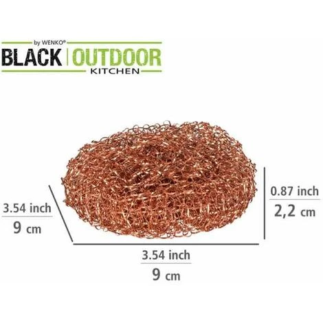 WENKO Boules De Nettoyage En Cuivre Cobi, Kit De 2 Boules En Fil De Cuivre, Nettoyage Doux & Sans Rayures Des Salissures Tenaces, Acier / Vitrocéramique / Porcelaine, Inoxydable, Ø 9 X 2,2 Cm Chacune 6 WENKO Boules De Nettoyage En Cuivre Cobi, Kit De 2 Boules En Fil De Cuivre, Nettoyage Doux & Sans Rayures Des Salissures Tenaces, Acier / Vitrocéramique / Porcelaine, Inoxydable, Ø 9 X 2,2 Cm Chacune – Image 4