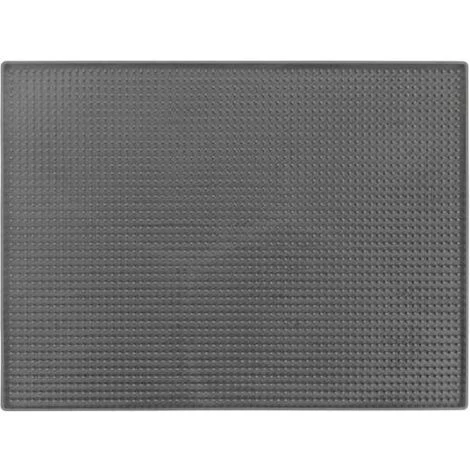 WENKO Tapis D'égouttage à Vaisselle Maxi, Tapis Extra Large En Caoutchouc à Picots Pour Sécher Vaisselle & Verres, Tapis D'évier En Plastique Haute Qualité, Compatible Lave-vaisselle, 40 X 30 Cm, Gris 7 WENKO Tapis D'égouttage à Vaisselle Maxi, Tapis Extra Large En Caoutchouc à Picots Pour Sécher Vaisselle & Verres, Tapis D'évier En Plastique Haute Qualité, Compatible Lave-vaisselle, 40 X 30 Cm, Gris – Image 5