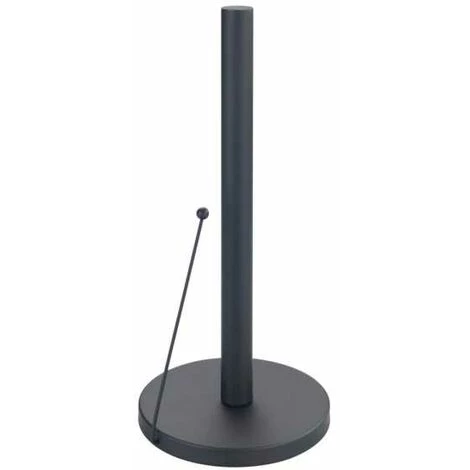 WENKO Porte-rouleau Clayton, Porte-rouleau à Pied Black Outdoor Pour Tous Les Rouleaux Essuie-tout Standards, Fabriqué En Métal Thermolaqué, Dimensions De L'accessoire De Cuisine : Ø 15 X 33 Cm, Noir 6 WENKO Porte-rouleau Clayton, Porte-rouleau à Pied Black Outdoor Pour Tous Les Rouleaux Essuie-tout Standards, Fabriqué En Métal Thermolaqué, Dimensions De L'accessoire De Cuisine : Ø 15 X 33 Cm, Noir – Image 4
