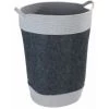 WENKO Panier à Linge En Feutre Bea 75L Gris, Corbeille à Linge Avec Deux Anses Blanches, Volume 75 L, Fabriqué à Base De Feutre En Polyester Recyclé Gris, Design Tissage Blanc, Ø 38 X 55 Cm 2 WENKO Panier à Linge En Feutre Bea 75L Gris, Corbeille à Linge Avec Deux Anses Blanches, Volume 75 L, Fabriqué à Base De Feutre En Polyester Recyclé Gris, Design Tissage Blanc, Ø 38 X 55 Cm -WENKO Soldes 55427603 1