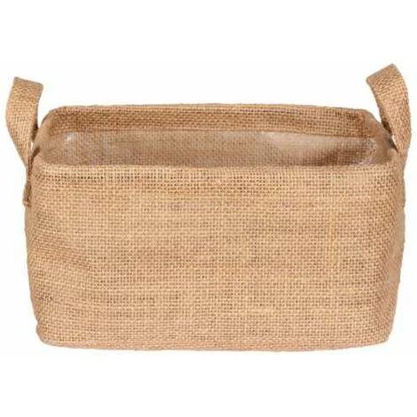 WENKO Panier De Rangement Juna M, Corbeille Décorative Pour Le Rangement Ordonné D'accessoires Comme P.ex. Des Vêtements, équipé De Deux Poignées, Matériau Extérieur 100 % Jute, 24 X 17 X 17 Cm, Brun 6 WENKO Panier De Rangement Juna M, Corbeille Décorative Pour Le Rangement Ordonné D'accessoires Comme P.ex. Des Vêtements, équipé De Deux Poignées, Matériau Extérieur 100 % Jute, 24 X 17 X 17 Cm, Brun – Image 4
