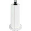 WENKO Porte-rouleau Pour Papier Cuisine Marbre, Support Sur Pied Au Visuel élégant Marbré Pour La Cuisine, Fond En Plastique Et Tige Métallique Noire, (l/p X H) : Ø 15 X 32 Cm, Blanc 1 WENKO Porte-rouleau Pour Papier Cuisine Marbre, Support Sur Pied Au Visuel élégant Marbré Pour La Cuisine, Fond En Plastique Et Tige Métallique Noire, (l/p X H) : Ø 15 X 32 Cm, Blanc -WENKO Soldes 55427627 1