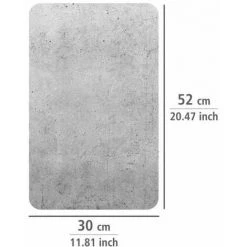 WENKO Protection Plaque De Cuisson Universal Beton, Couvre Plaque De Cuisson En Verre Effet Béton, Lot De 2, Verre Trempé, 30x52 Cm, Multicolore 10 WENKO Protection Plaque De Cuisson Universal Beton, Couvre Plaque De Cuisson En Verre Effet Béton, Lot De 2, Verre Trempé, 30x52 Cm, Multicolore -WENKO Soldes 55427629 4