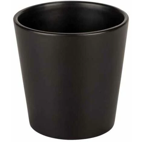 WENKO Pot à Herbes Noir, Récipient Black Outdoor Kitchen Pour Herbes Aromatiques, Céramique Haute Qualité, Boîte Décorative Pour Poser Les Herbes Sur La Table Ou à Côté Du Grill, ∅ 13 X 13 Cm, Noir 3 WENKO Pot à Herbes Noir, Récipient Black Outdoor Kitchen Pour Herbes Aromatiques, Céramique Haute Qualité, Boîte Décorative Pour Poser Les Herbes Sur La Table Ou à Côté Du Grill, ∅ 13 X 13 Cm, Noir