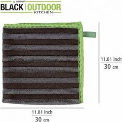 WENKO Chiffon En Microfibres Migro, Kit De 2 Chiffons De Nettoyage Avec Deux Côtés Différents Pour Un Nettoyage Doux Et Fort, Nettoyage Approfondi à L'eau Uniquement, 30 X 30 Cm, Gris/noir 11 WENKO Chiffon En Microfibres Migro, Kit De 2 Chiffons De Nettoyage Avec Deux Côtés Différents Pour Un Nettoyage Doux Et Fort, Nettoyage Approfondi à L'eau Uniquement, 30 X 30 Cm, Gris/noir -WENKO Soldes 55427645 5