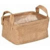 WENKO Panier De Rangement Juna S, Corbeille Décorative Pour Le Rangement Ordonné D'accessoires Comme P.ex. Des Vêtements, équipé De Deux Poignées, Matériau Extérieur 100 % Jute, 20 X 15 X 15 Cm, Brun 2 WENKO Panier De Rangement Juna S, Corbeille Décorative Pour Le Rangement Ordonné D'accessoires Comme P.ex. Des Vêtements, équipé De Deux Poignées, Matériau Extérieur 100 % Jute, 20 X 15 X 15 Cm, Brun -WENKO Soldes 55427648 1