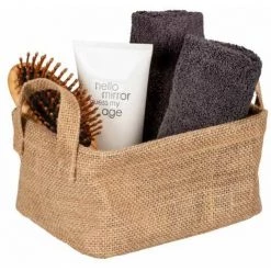 WENKO Panier De Rangement Juna S, Corbeille Décorative Pour Le Rangement Ordonné D'accessoires Comme P.ex. Des Vêtements, équipé De Deux Poignées, Matériau Extérieur 100 % Jute, 20 X 15 X 15 Cm, Brun 9 WENKO Panier De Rangement Juna S, Corbeille Décorative Pour Le Rangement Ordonné D'accessoires Comme P.ex. Des Vêtements, équipé De Deux Poignées, Matériau Extérieur 100 % Jute, 20 X 15 X 15 Cm, Brun -WENKO Soldes 55427648 3