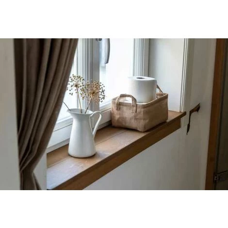 WENKO Panier De Rangement Juna S, Corbeille Décorative Pour Le Rangement Ordonné D'accessoires Comme P.ex. Des Vêtements, équipé De Deux Poignées, Matériau Extérieur 100 % Jute, 20 X 15 X 15 Cm, Brun 6 WENKO Panier De Rangement Juna S, Corbeille Décorative Pour Le Rangement Ordonné D'accessoires Comme P.ex. Des Vêtements, équipé De Deux Poignées, Matériau Extérieur 100 % Jute, 20 X 15 X 15 Cm, Brun – Image 4
