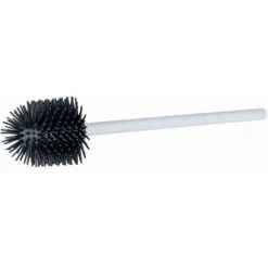 WENKO Brosse WC En Silicone, Brosse De Rechange Pour WC Avec Manche Antibactérien Et Tête Interchangeable En Silicone Pour Un Nettoyage Hygiénique Des Toilettes, (L/P X H) : Ø 7,5 X 35 Cm, Blanc 6 WENKO Brosse WC En Silicone, Brosse De Rechange Pour WC Avec Manche Antibactérien Et Tête Interchangeable En Silicone Pour Un Nettoyage Hygiénique Des Toilettes, (L/P X H) : Ø 7,5 X 35 Cm, Blanc -WENKO Soldes 55471288 2