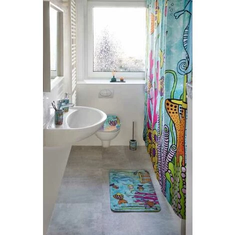 WENKO Distributeur De Savon Rollin'Art Ocean Life, Distributeur à Pompe Rechargeable En Céramique De 360 Ml Pour Savon, Liquide Vaisselle Ou Désinfectant Avec Motif Monde Sous-marin, 8,5 X 18 X 7 Cm 7 WENKO Distributeur De Savon Rollin'Art Ocean Life, Distributeur à Pompe Rechargeable En Céramique De 360 Ml Pour Savon, Liquide Vaisselle Ou Désinfectant Avec Motif Monde Sous-marin, 8,5 X 18 X 7 Cm – Image 5