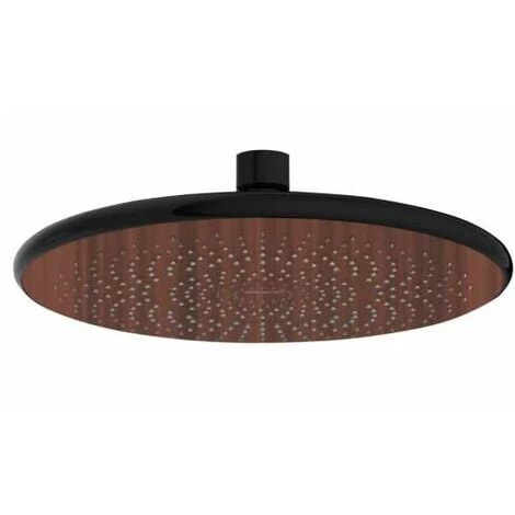 WENKO Douchette Ciel De Pluie Watersaving Wood, Pomme De Douche Durable, Aspect Bois, économie D'eau, Confort Total, Raccord Universel ½" Et Adapté Aux Chauffe-eau Instantanés, Ø 22,5 Cm, Marron/noir 3 WENKO Douchette Ciel De Pluie Watersaving Wood, Pomme De Douche Durable, Aspect Bois, économie D'eau, Confort Total, Raccord Universel ½" Et Adapté Aux Chauffe-eau Instantanés, Ø 22,5 Cm, Marron/noir