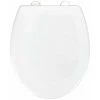 WENKO Siège WC Tallone, Abattant De Toilette Anti-rayure En Duroplast Antibactérien Blanc, Fixation Hygiénique Fix-Clip En Inox & Abaissement Automatique, Fabriqué En Europe, 1,9 Kg, 37,1 X 43,5 Cm 2 WENKO Siège WC Tallone, Abattant De Toilette Anti-rayure En Duroplast Antibactérien Blanc, Fixation Hygiénique Fix-Clip En Inox & Abaissement Automatique, Fabriqué En Europe, 1,9 Kg, 37,1 X 43,5 Cm -WENKO Soldes 55471319 1