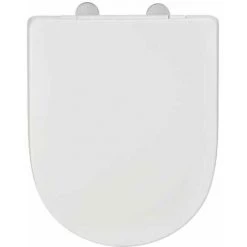 WENKO Abattant WC Exclusive N°3, Abattant WC Avec Frein De Chute, Pour Villeroy & Boch O.novo Et Céramiques Standards, Duroplast Antibactérien, 36,5 X 45 Cm, Blanc Mat