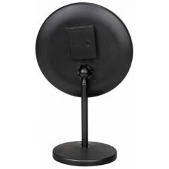 WENKO Miroir De Maquillage à LED Sur Pied Onno, éclairage LED Variable, Grossissement 5x, Allumage/extinction Tactile, Fonctionne Sur Piles Ou Par Câble USB, 20x34x13,5 Cm, Noir 8 WENKO Miroir De Maquillage à LED Sur Pied Onno, éclairage LED Variable, Grossissement 5x, Allumage/extinction Tactile, Fonctionne Sur Piles Ou Par Câble USB, 20x34x13,5 Cm, Noir -WENKO Soldes 55471334 3