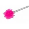 WENKO Brosse à WC De Rechange Rose Avec Tête à Lamelles En Silicone, Brosse à WC à Tête En Silicone Durable Avec Effet Spécialement Antiadhésif & Manche En Inox, Ø 7,5 X 35,5 Cm -WENKO Soldes 55630289 1