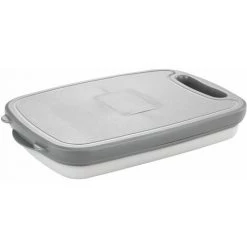 WENKO Planche à Découper Multi-usages 10 En 1 - Longueur 34 Hauteur 23 Profondeur 11 Cm - Gris Foncé -WENKO Soldes 56413756 3