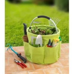 WENKO Sac De Transport XL Pour Ustensiles De Jardinage - Longueur 35 Hauteur 35 Profondeur 35 Cm - Vert 8 WENKO Sac De Transport XL Pour Ustensiles De Jardinage - Longueur 35 Hauteur 35 Profondeur 35 Cm - Vert -WENKO Soldes 56413757 3
