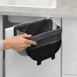 Poubelle à Suspendre WENKO BASIC - Noir -WENKO Soldes 56812977 3