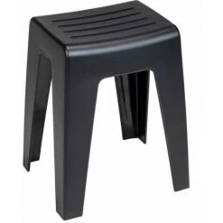 WENKO Tabouret De Bain Kumba, Design Moderne De Haute Qualité, Pouvant Supporter Des Charges Jusqu'à 120 Kg, Idéal Pour Salle De Bain & WC, Plastique, 38x47x32 Cm, Noir 8 WENKO Tabouret De Bain Kumba, Design Moderne De Haute Qualité, Pouvant Supporter Des Charges Jusqu'à 120 Kg, Idéal Pour Salle De Bain & WC, Plastique, 38x47x32 Cm, Noir -WENKO Soldes 56990357 3