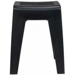 WENKO Tabouret De Bain Kumba, Design Moderne De Haute Qualité, Pouvant Supporter Des Charges Jusqu'à 120 Kg, Idéal Pour Salle De Bain & WC, Plastique, 38x47x32 Cm, Noir 9 WENKO Tabouret De Bain Kumba, Design Moderne De Haute Qualité, Pouvant Supporter Des Charges Jusqu'à 120 Kg, Idéal Pour Salle De Bain & WC, Plastique, 38x47x32 Cm, Noir -WENKO Soldes 56990357 4