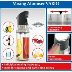 WENKO Mélange-pulvérisateur Vario - Longueur 9 Hauteur 20.4 Profondeur 5.7 Cm - Noir 9 WENKO Mélange-pulvérisateur Vario - Longueur 9 Hauteur 20.4 Profondeur 5.7 Cm - Noir -WENKO Soldes 57238469 4