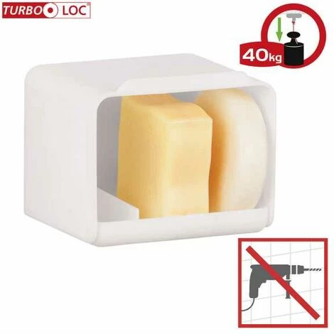 WENKO Porte-savon Turbo-Loc® Tonale, Blanc 4 WENKO Porte-savon Turbo-Loc® Tonale, Blanc – Image 2