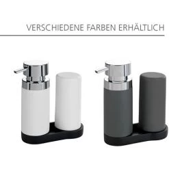 WENKO Distributeur De Savon Liquide, Distributeur Liquide Vaisselle, "Easy Squeez-e" Gris, Lot De 2 éponges Offertes 11 WENKO Distributeur De Savon Liquide, Distributeur Liquide Vaisselle, "Easy Squeez-e" Gris, Lot De 2 éponges Offertes -WENKO Soldes 58040838 5