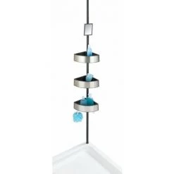 WENKO Etagère De Bain / Douche À Ventouse, Argent Et Noir, Premium 7 WENKO Etagère De Bain / Douche À Ventouse, Argent Et Noir, Premium -WENKO Soldes 59117624 3