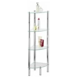Wenko 15852100 Étagère D`Angle Salle De Bain 4 Étages Yago