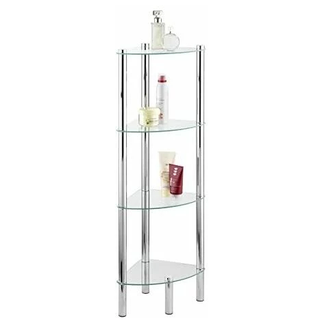 Wenko 15852100 Étagère D`Angle Salle De Bain 4 Étages Yago 3 Wenko 15852100 Étagère D`Angle Salle De Bain 4 Étages Yago