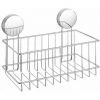 WENKO Panier De Douche Mural Osimo, Etagère De Douche Murale Fixation Sans Perçage "Static Loc Plus", Acier, 24x16,5x13,5 Cm, Chromé -WENKO Soldes 60286118 1
