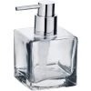 WENKO Distributeur De Savon Lavit - Distributeur De Savon Liquide , Distributeur De Liquide Vaisselle Capacité: 0.28 L, Verre, 8 X 8.5 X 8 Cm